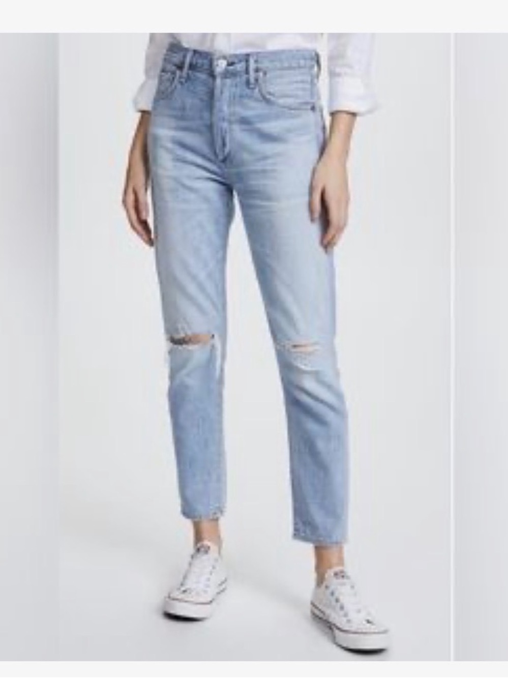 Citizen of Humanity Liya torn high-rise denim jeans - size women 26